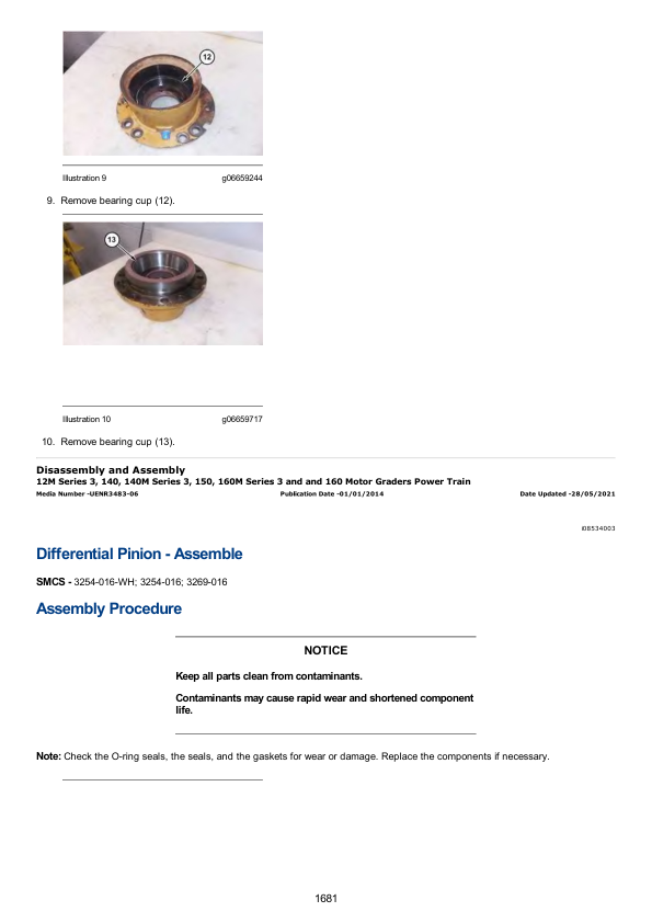Caterpillar CAT 12M3 AWD Motor Grader Service Repair Manual (N9B00001 and up)