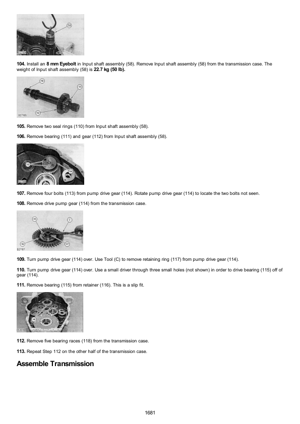 Caterpillar CAT 135H NA Motor Grader Service Repair Manual (3YK00001 and up)