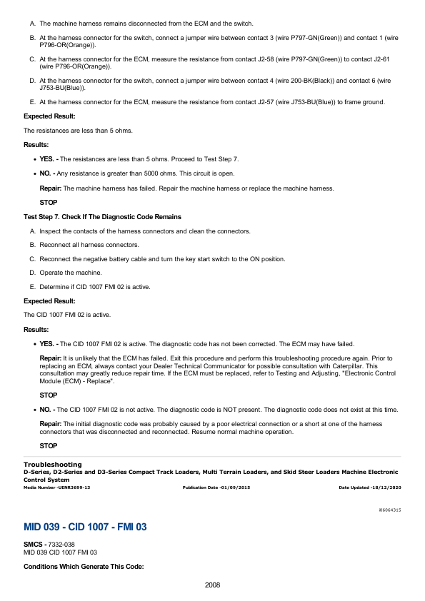 Caterpillar CAT 242D Skid Steer Loader Service Repair Manual (HFB00001 and up) Workshop Guide