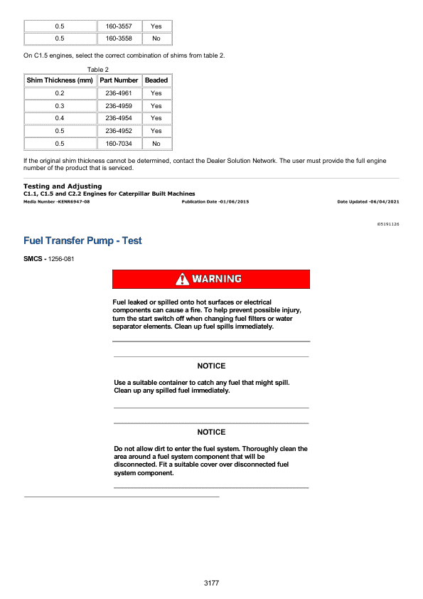 Caterpillar CAT 247B Multi Terrain Loader Service Repair Manual (MTL00001 till 05074)