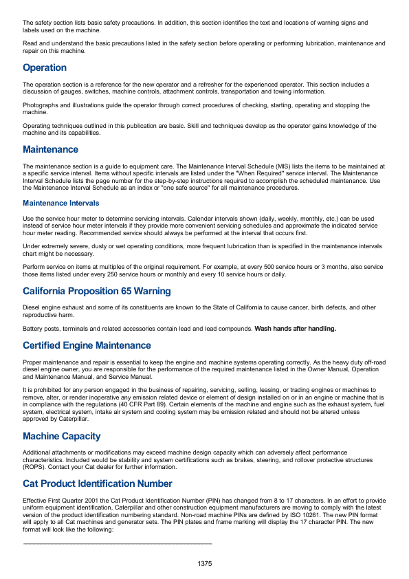 Caterpillar CAT 259D Compact Track Loader Service Repair Manual (FTL00001 and up)
