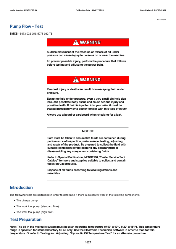 Caterpillar CAT 279D Compact Track Loader Service Repair Manual (GTL00001 and up)