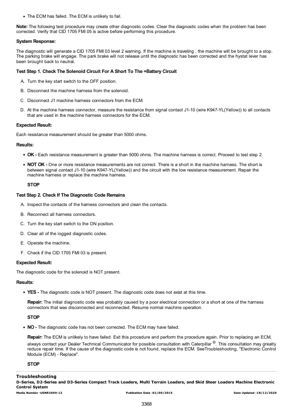Caterpillar CAT 297D Multi Terrain Loader Service Repair Manual (BE700001 and up)