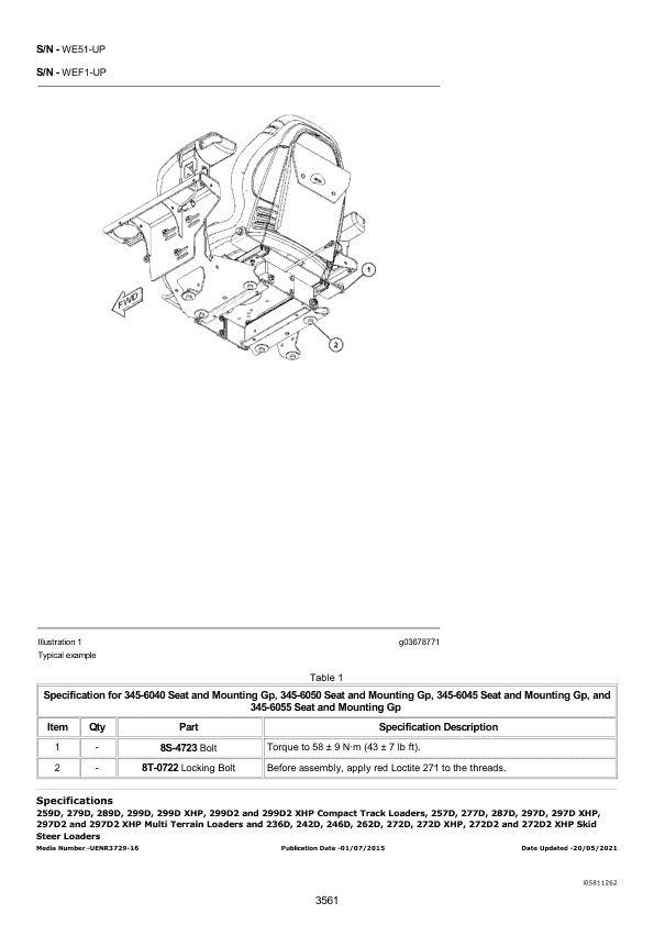 Caterpillar CAT 299D Compact Track Loader Service Repair Manual (GTC00001 and up)