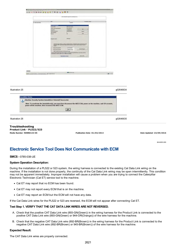 Caterpillar CAT 301.5, 301.6, 301.8 Mini Hydraulic Excavator Service Repair Manual (BDH00001 and up)