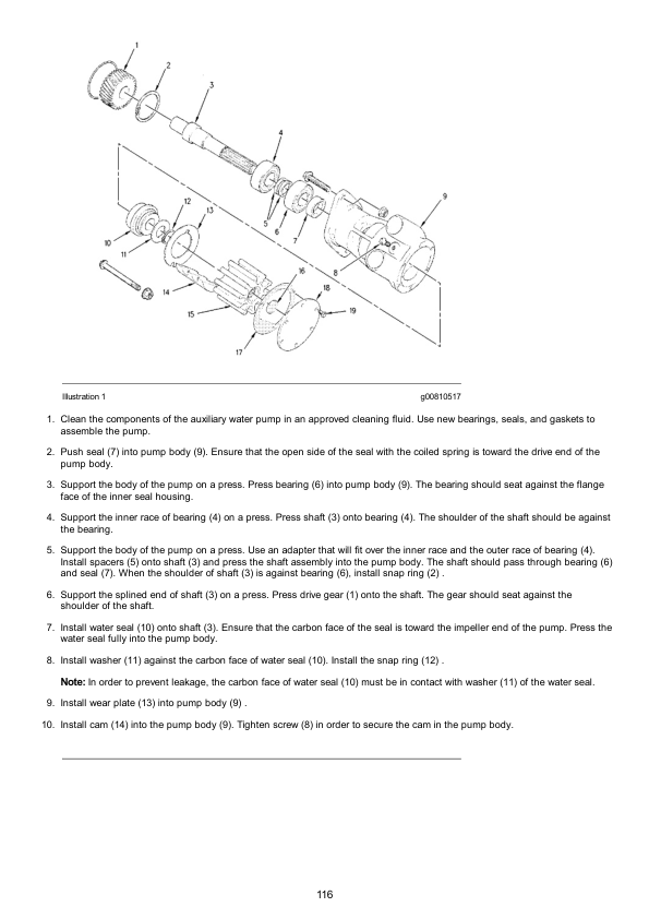 Caterpillar CAT 3034 Marine Engine Service Repair Manual (CPP00001 and up) Workshop Guide