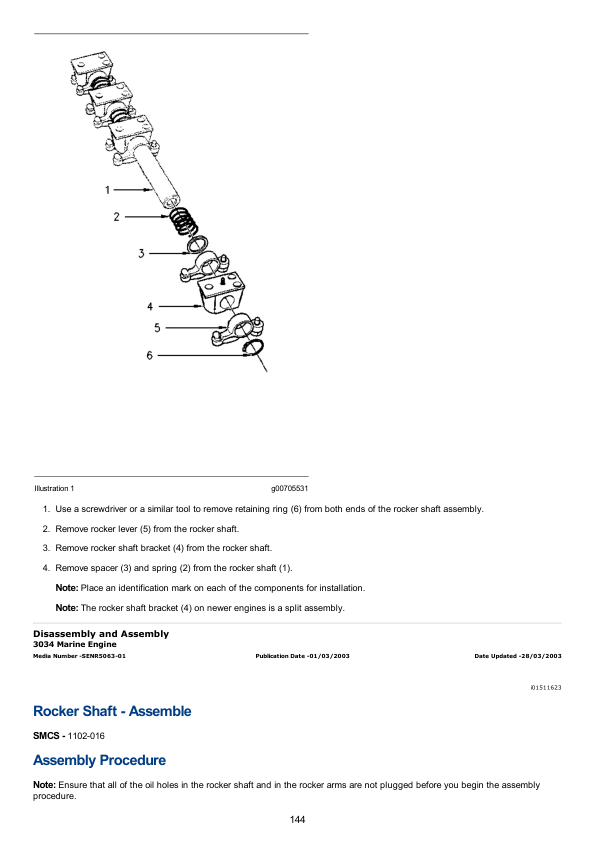 Caterpillar CAT 3034 Marine Engine Service Repair Manual (CPP00001 and up) Workshop Guide