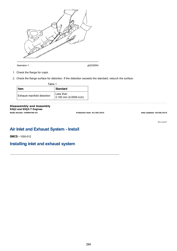 Caterpillar CAT 304D CR Mini Excavator Service Repair Manual (TYK00001 and up)
