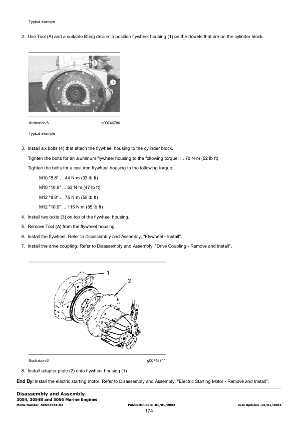 Caterpillar CAT 3056 Marine Engine Service Repair Manual (CKS00001 and up)