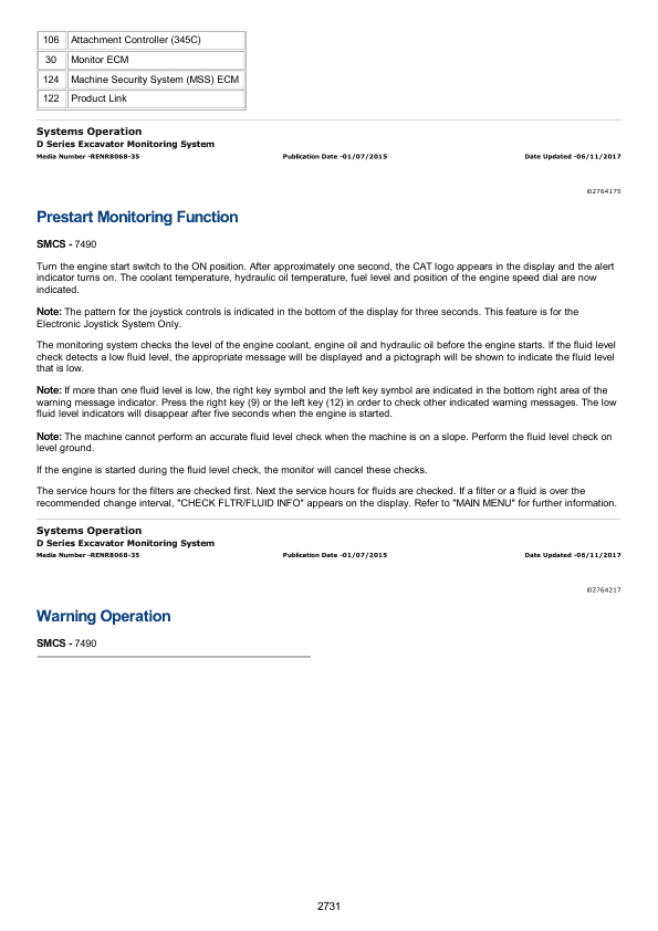 Caterpillar CAT 312D L Excavator Service Repair Manual (TGY00001 and up) Workshop Guide