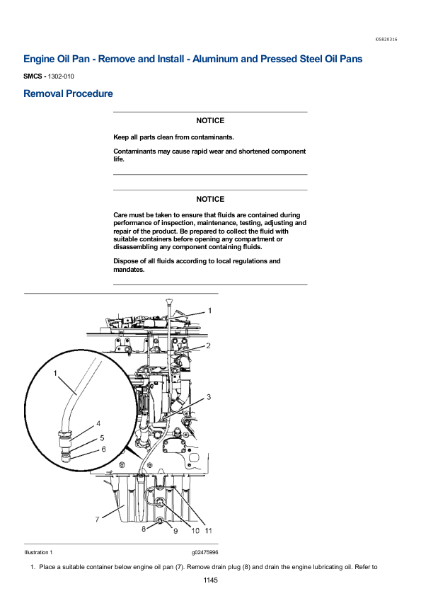 Caterpillar CAT 315F L, 315F LCR Excavator Service Repair Manual (TDY00001 and up)