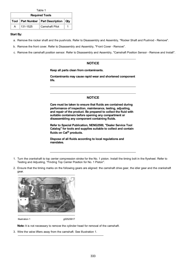 Caterpillar CAT 3196 Engine Machine Service Repair Manual (6AR00001 and up)