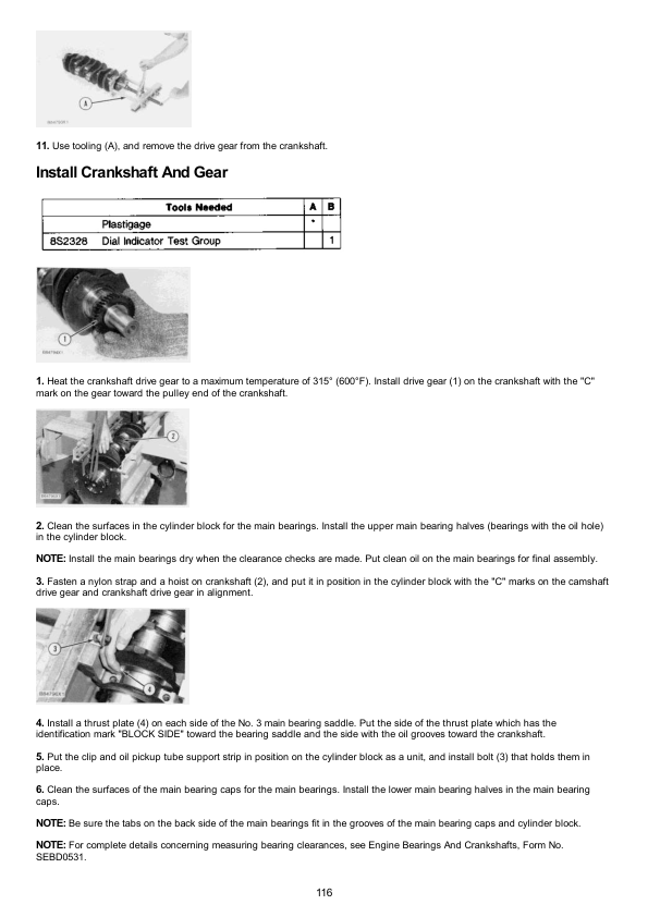 Caterpillar CAT 3204 Engine Machine Service Repair Manual (6DC00001 and up) Workshop Guide
