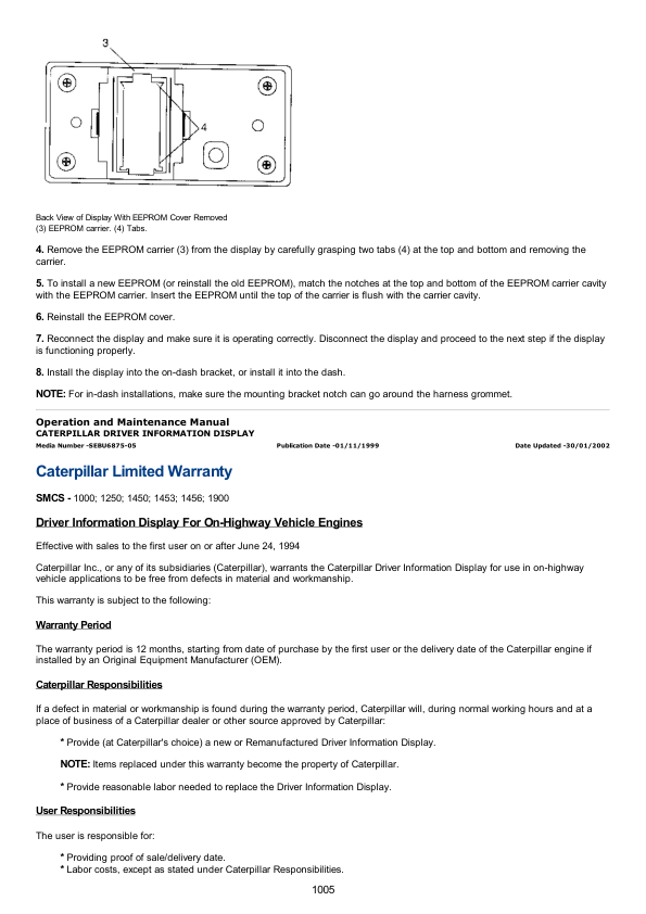 Caterpillar CAT 3208 Truck Engine Service Repair Manual (40S00001 and up) Workshop Guide