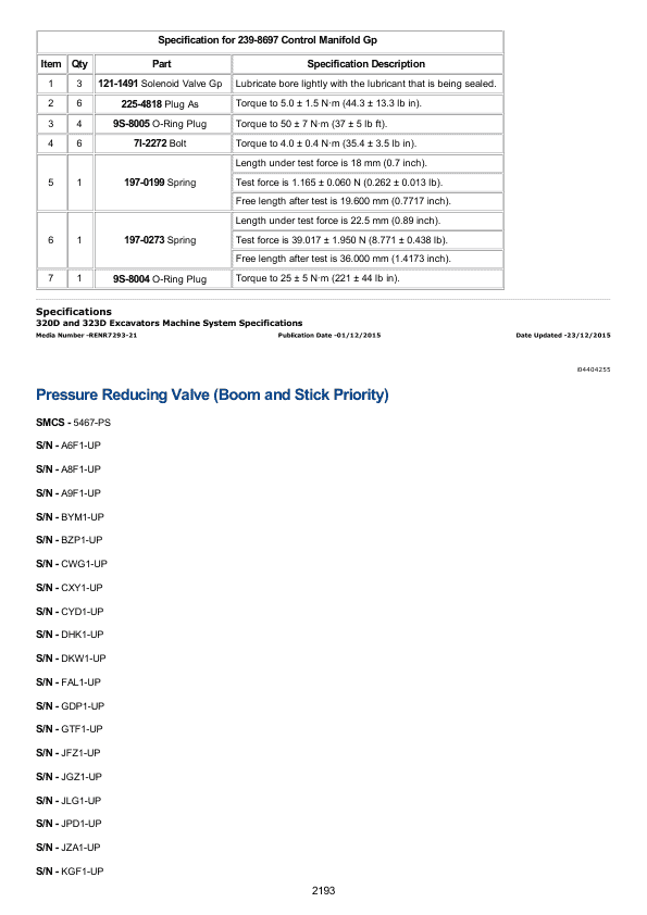 Caterpillar CAT 320D L, 320D LN Excavator Service Repair Manual (GDP00001 and up)