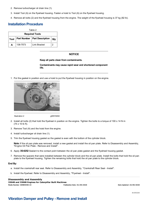 Caterpillar CAT 3304 Engine Machine Service Repair Manual (09Z00001 and up) Workshop Guide
