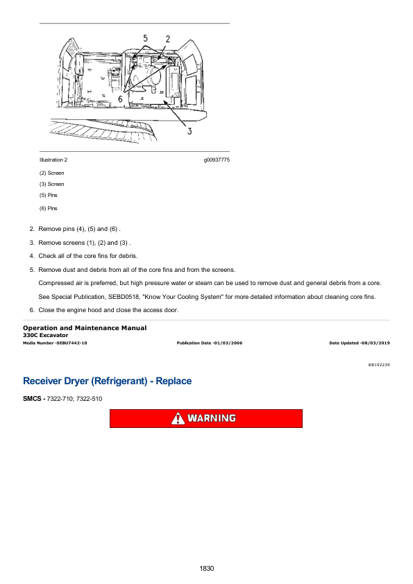 Caterpillar CAT 330C, 330C L Excavator Service Repair Manual (JAB00001 and up)