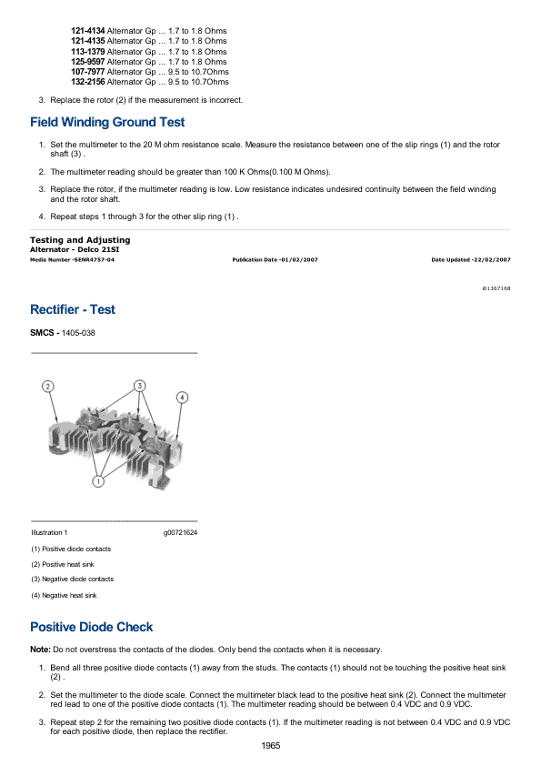 Caterpillar CAT 3406E Truck Engine Service Repair Manual (5EK00001 and up)
