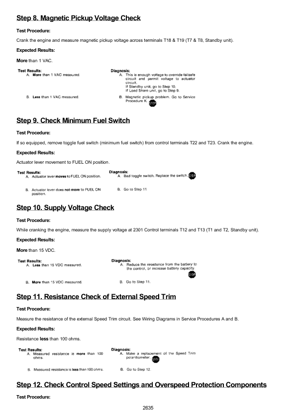 Caterpillar CAT 3412 Marine Engine Service Repair Manual (60M00001 and up)