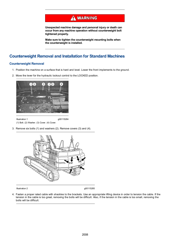 Caterpillar CAT 345B, 345B L SERIES II Excavator Service Repair Manual (AGS00001 and up)