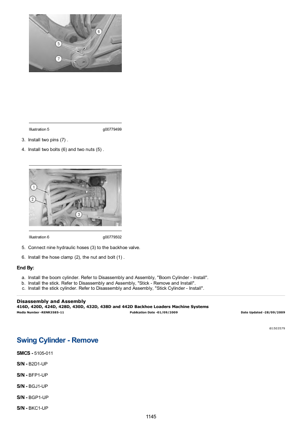 Caterpillar CAT 420D Backhoe Loader Service Repair Manual (FDP07199 till 18399)