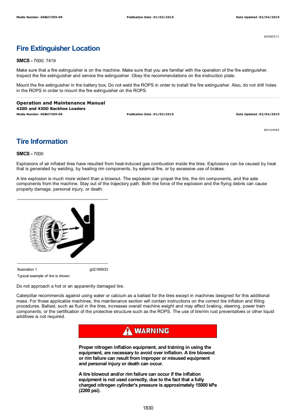 Caterpillar CAT 420D Backhoe Loader Service Repair Manual (FDP07199 till 18399)