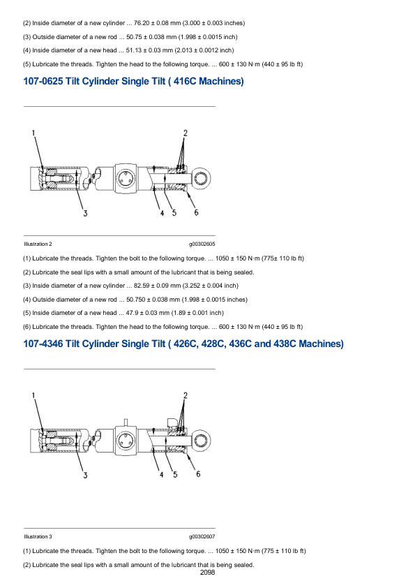 Caterpillar CAT 426C Backhoe Loader Service Repair Manual (1CR00001 till 00863)