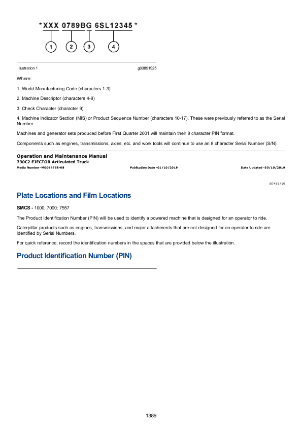 Caterpillar CAT 730C2 Articulated Dump Truck Service Repair Manual (2L800001 and up) Workshop Guide