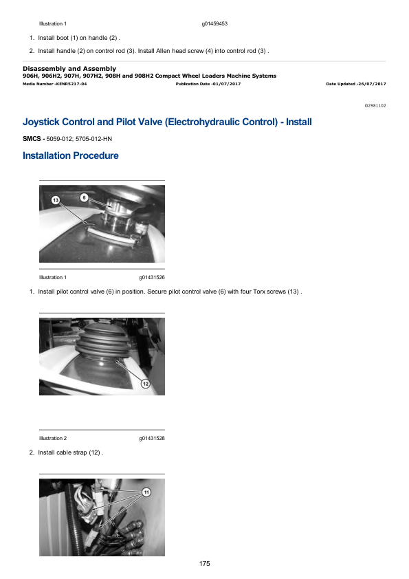 Caterpillar CAT 906H Compact Wheel Loader Service Repair Manual (TPE00001 and up) Workshop Guide