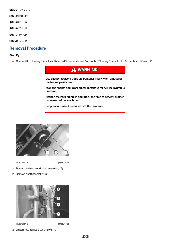Caterpillar CAT 924H Wheel Loader Service Repair Manual (HXC00001 and up) Workshop Guide