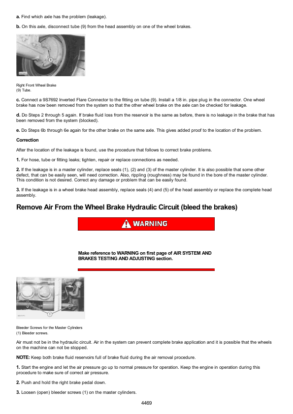 Caterpillar CAT 950B 950E Wheel Loader Service Repair Manual (22Z03189 and up) Workshop Guide