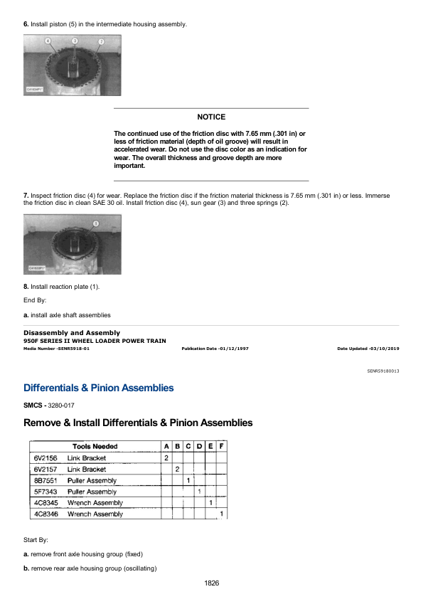 Caterpillar CAT 950F SERIES II Wheel Loader Service Repair Manual (4DJ02865 till 03960)