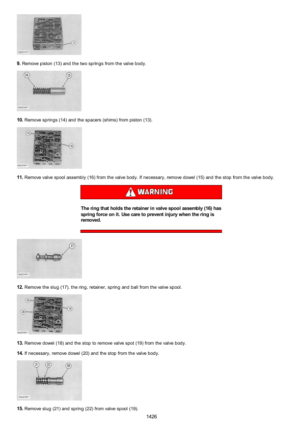 Caterpillar CAT 966F SERIES II Wheel Loader Service Repair Manual (8BG02000 till 02680)