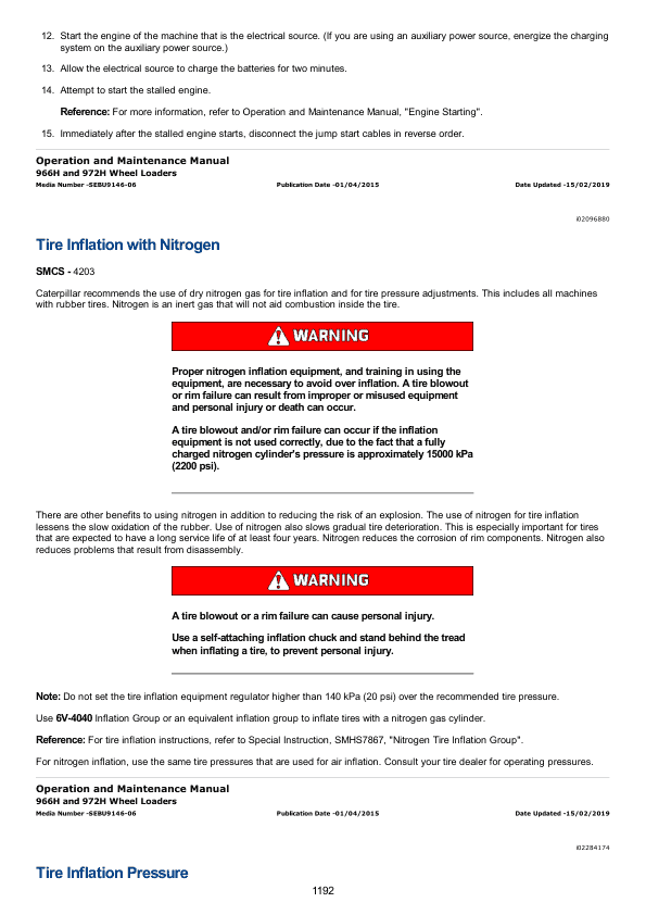 Caterpillar CAT 966H Wheel Loader Service Repair Manual (BS600001 and up)