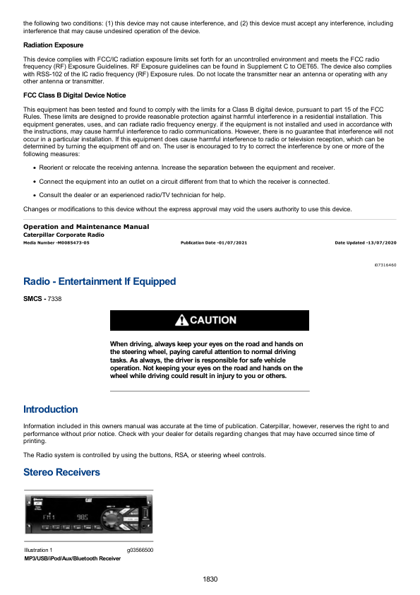 Caterpillar CAT 966M Wheel Loader Service Repair Manual (GMS00001 and up)