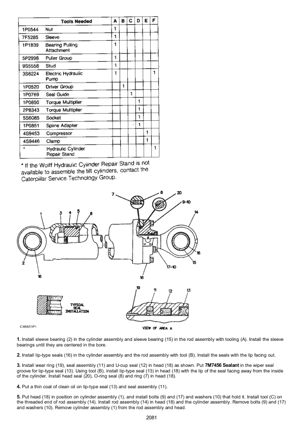 Caterpillar CAT 980F Wheel Loader Service Repair Manual (5XJ00001 till 00616)