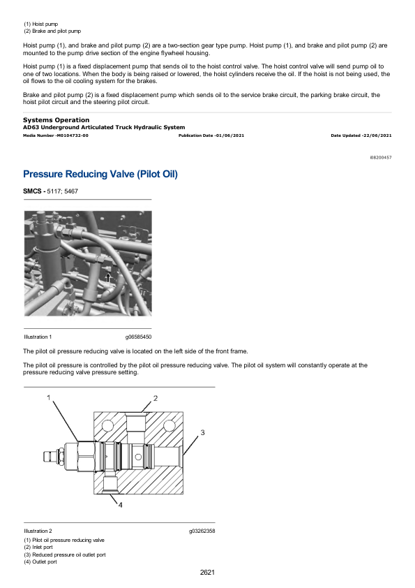Caterpillar CAT AD63 Underground Articulated Truck Service Repair Manual (TNW00001 and up)