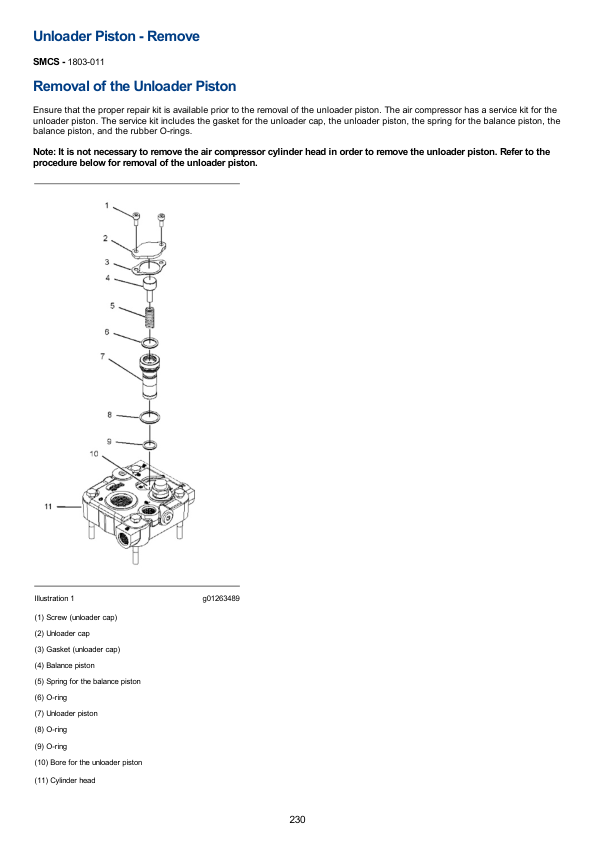 Caterpillar CAT C11 Engine Service Repair Manual (GLS00001 and up)