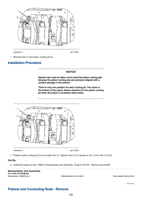 Caterpillar CAT C13 Truck Engine Service Repair Manual (KCB00001 and up) Workshop Guide