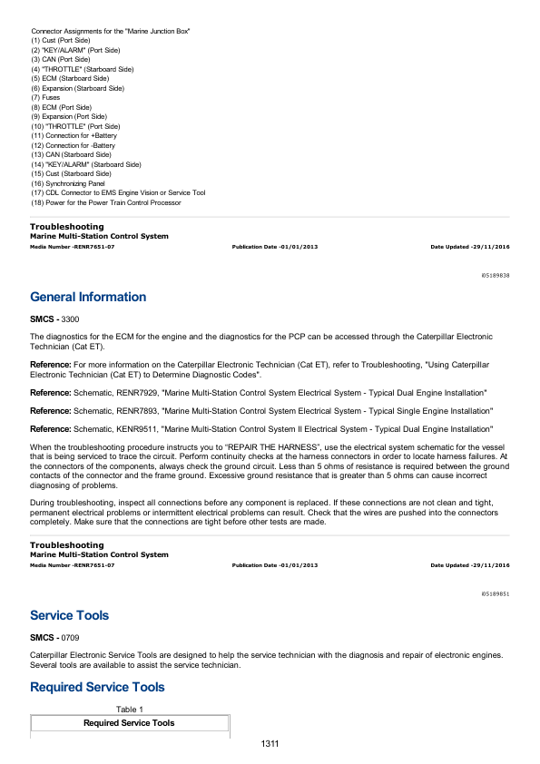 Caterpillar CAT C32 Marine Engine Service Repair Manual (RNY00001 and up) Workshop Guide