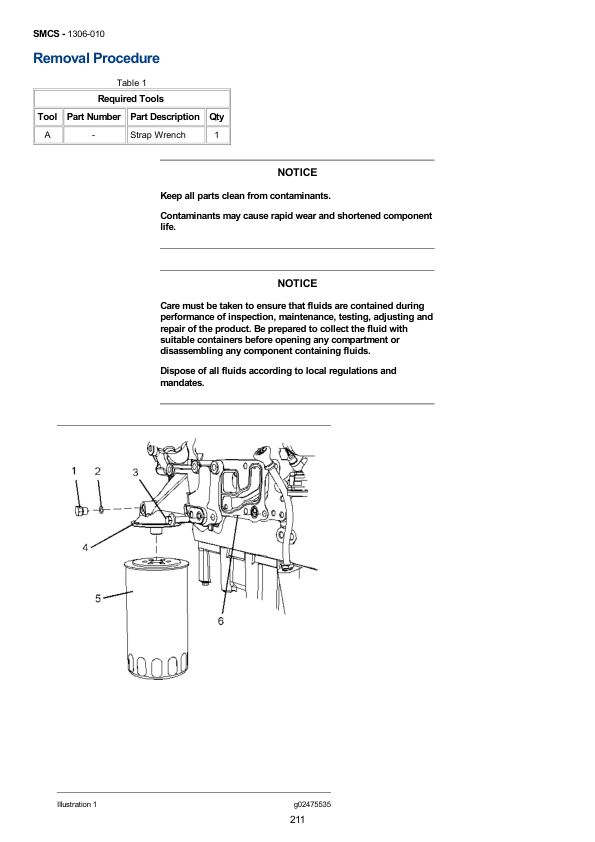 Caterpillar CAT C4.4 Engine Machine Service Repair Manual (44800001 and up)