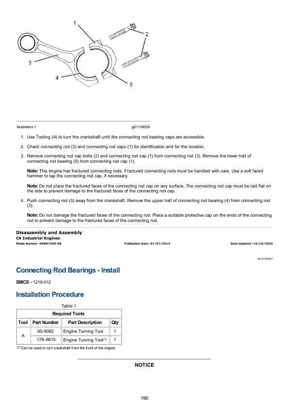 Caterpillar CAT C9 Engine Service Repair Manual (JSC00001 and up)