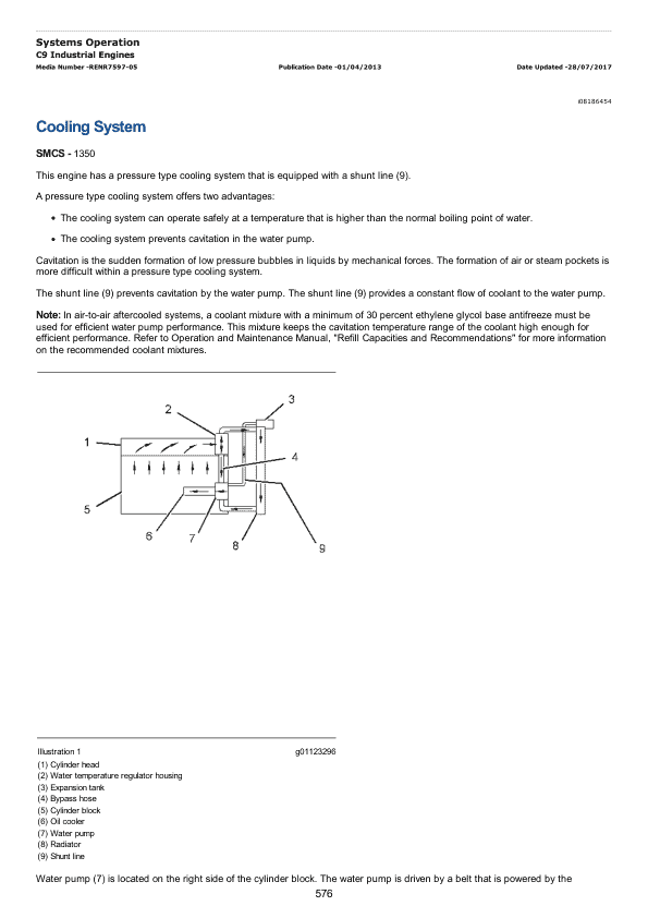 Caterpillar CAT C9 Engine Service Repair Manual (MBD00001 and up)