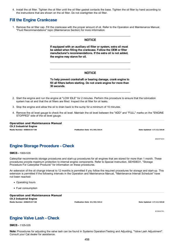 Caterpillar CAT C9.3 Engine Service Repair Manual (CS900001 and up)