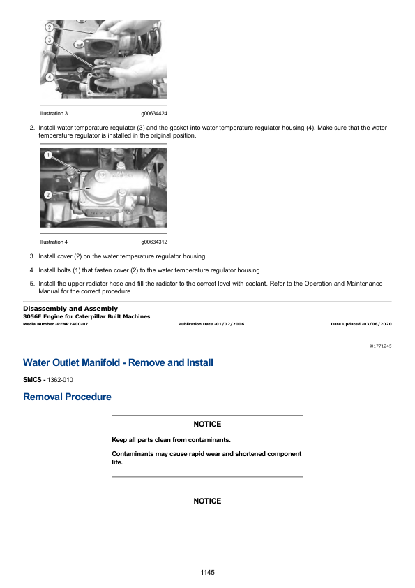 Caterpillar CAT CS-563E, CP-563E Vibratory Compactor Service Repair Manual (ASA00001 and up)