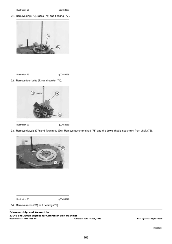 Caterpillar CAT D25D, D30D, D350D Articulated Dump Truck Service Repair Manual (1HK00001 till 00673)