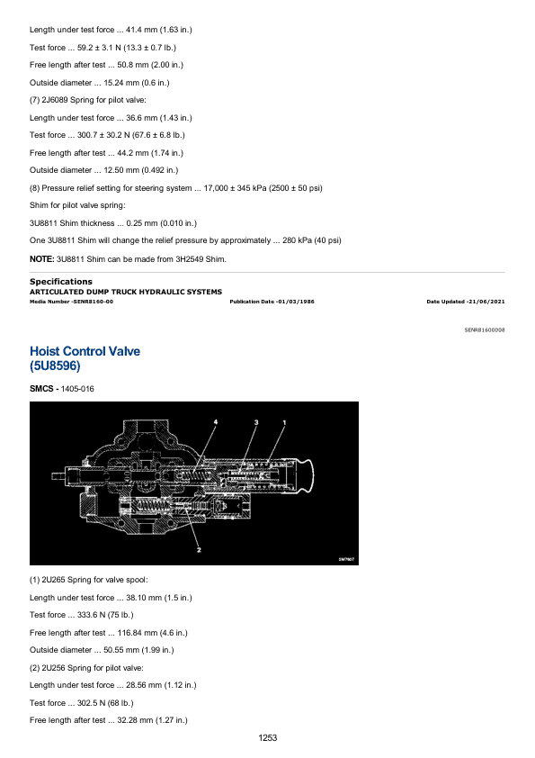 Caterpillar CAT D35C Articulated Dump Truck Service Repair Manual (2GD00001 till 00124)