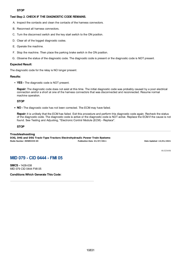 Caterpillar CAT D3G Track-Type Tractor Service Repair Manual (CLB00001 and up)