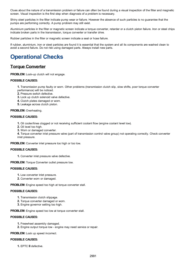 Caterpillar CAT D400E Articulated Dump Truck Service Repair Manual (2YR00001 and up) Workshop Guide