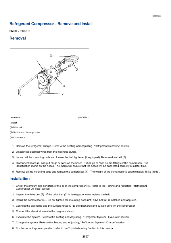 Caterpillar CAT D6 Track-Type Tractor Service Repair Manual (AG900001 and up)